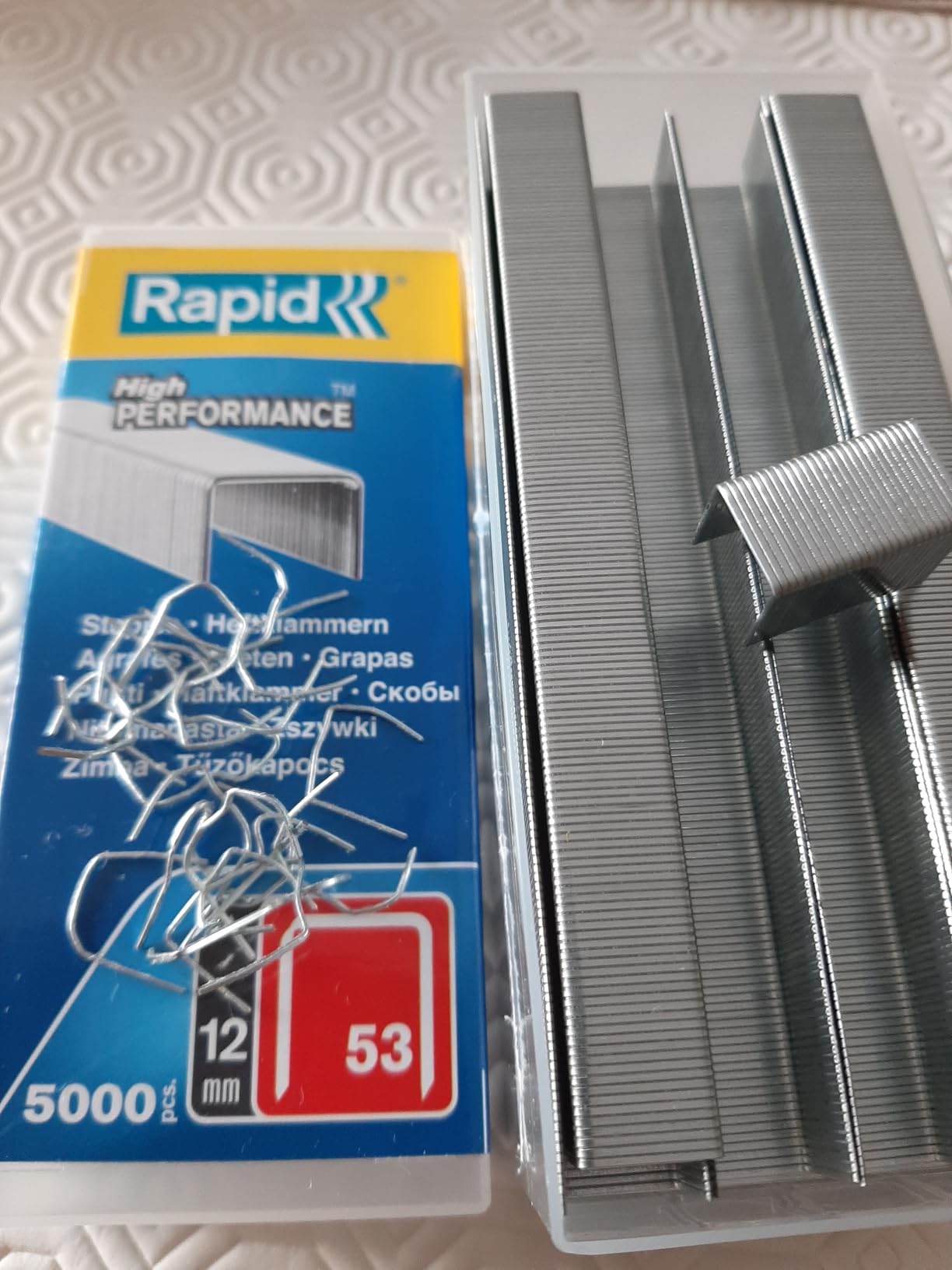 Rapid’os 16 Agrafage n°53 agrafes 12 mm 5000 galvanisées