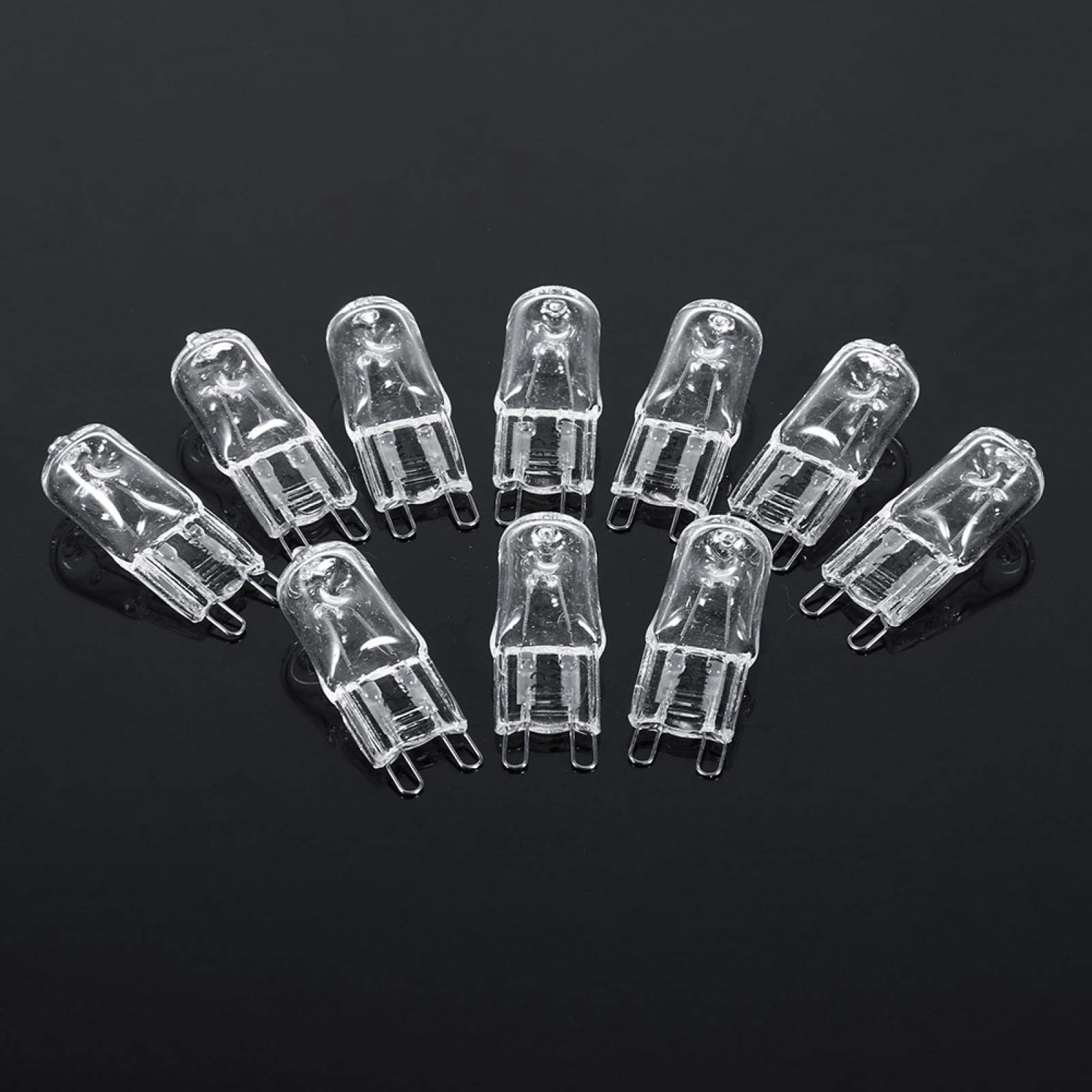 Omabeta Flashlights & Lighting Ampoules halogènes G9 40 W, lot de 10, 2900 K
