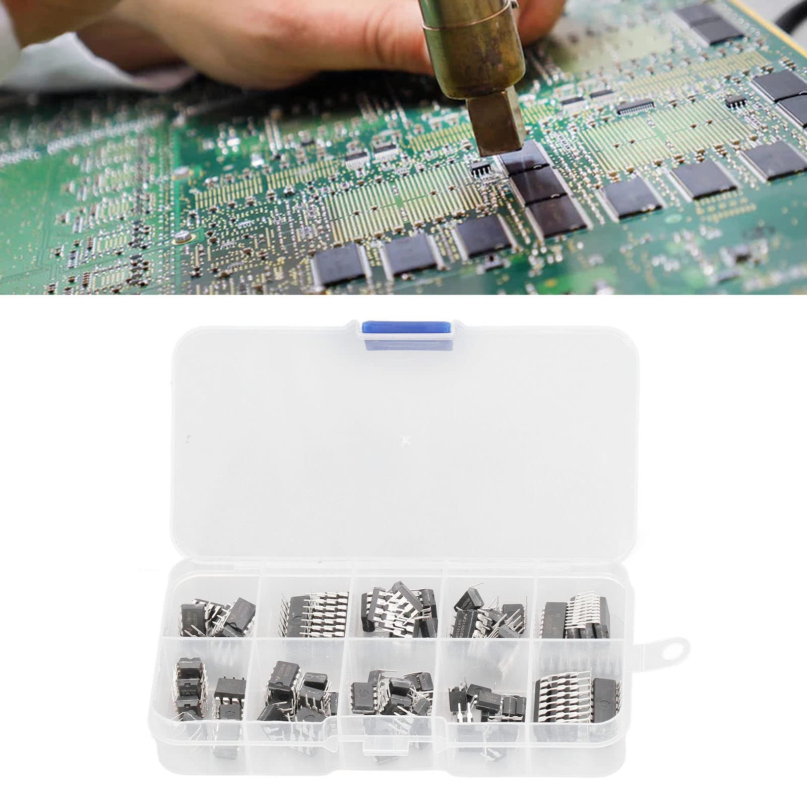 Omabeta Puces IC 85 Pcs 10 Spécifications Kit circuits intégrés