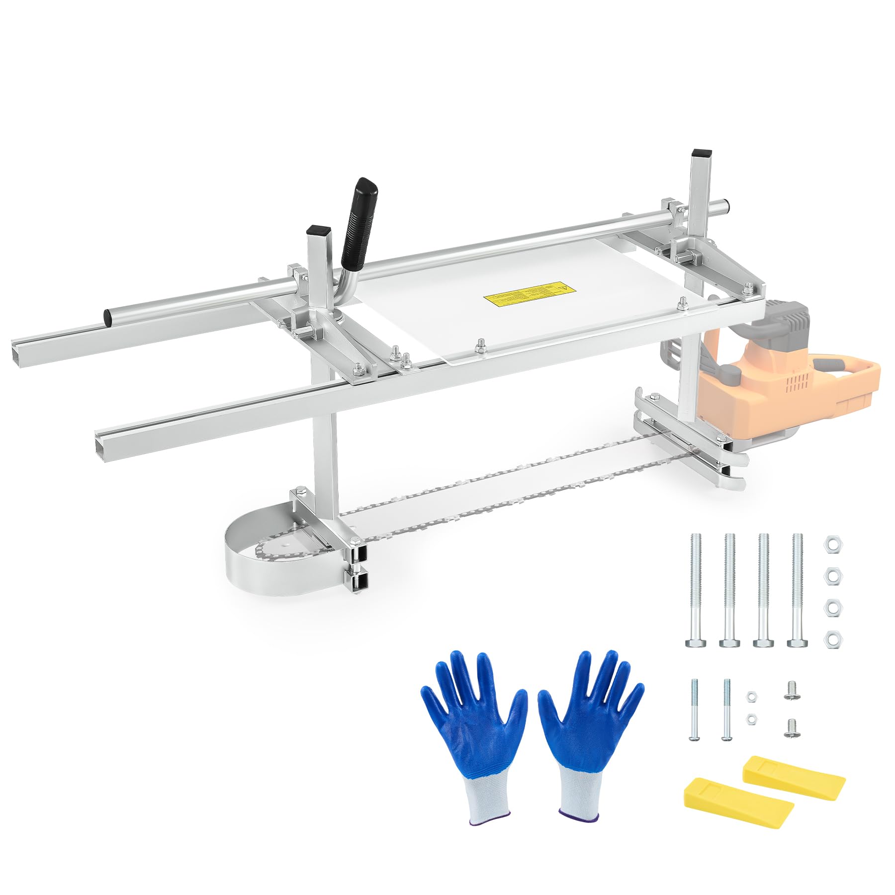 ZELCAN Chainsaw Mount gruminette pour tronçonneuse réglable 14–36 pouces