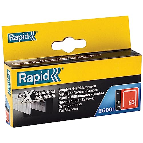 Rapid’os 16 Agrafage n°53 agrafes 10 mm 2500 pièces inox