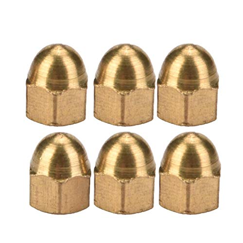 Omabeta Fasteners, Screws & Springs Écrous borgnes M3 20 pièces laiton