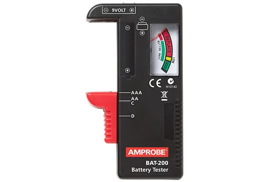 Amprobe Accessories BAT-200 testeur de piles universel