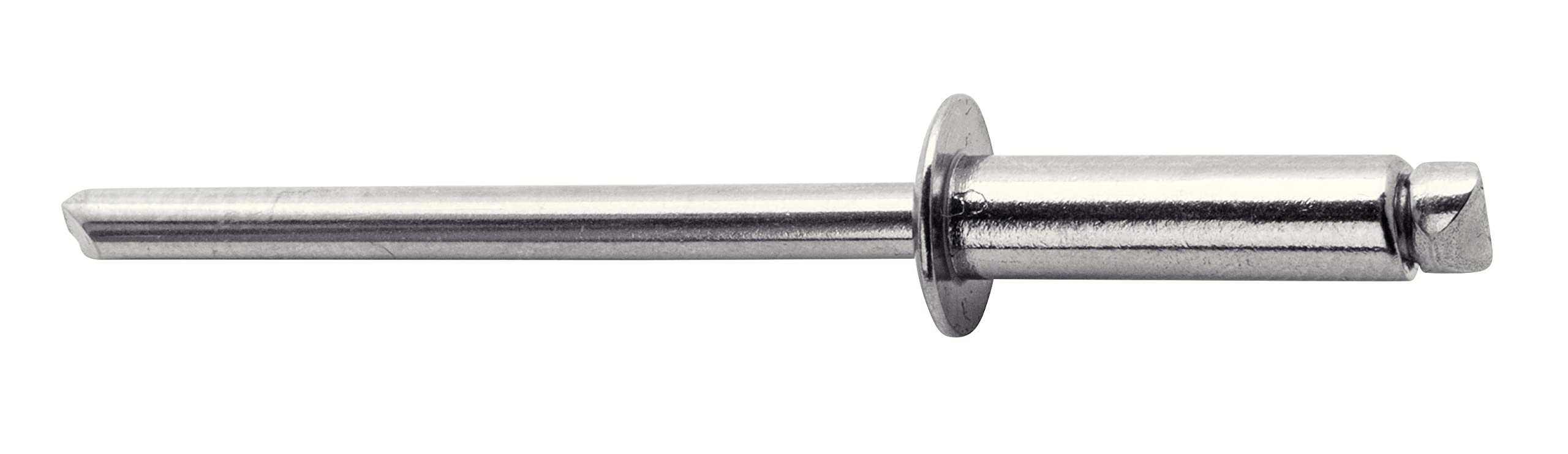 Rapid’os 16 Rivetage Rivets acier inoxydable Ø4,8 x 10 mm, 50 pièces avec foret
