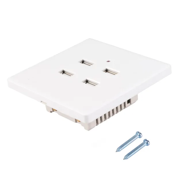 Omabeta Electrical Components & Wiring prise murale 4 ports USB avec protection contre les surtensions