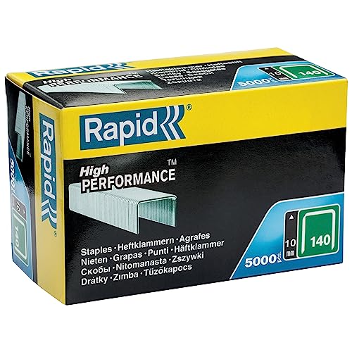 Rapid’os 16 Agrafage n° 140 agrafes fil plat 10 mm, boîte de 5000 galvanisées