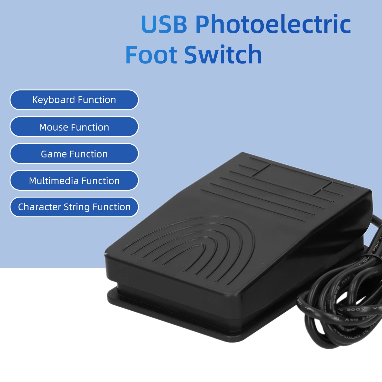Omabeta Electrical Components & Wiring pédale de commande USB pour ordinateur ABS