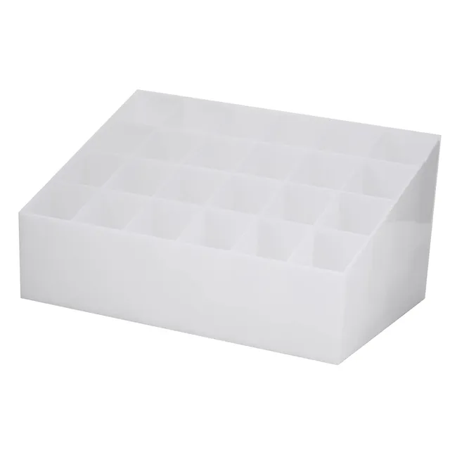 Omabeta Beauty, Hair & Nail Care Organisateur de rouge à lèvres 24 compartiments blanc