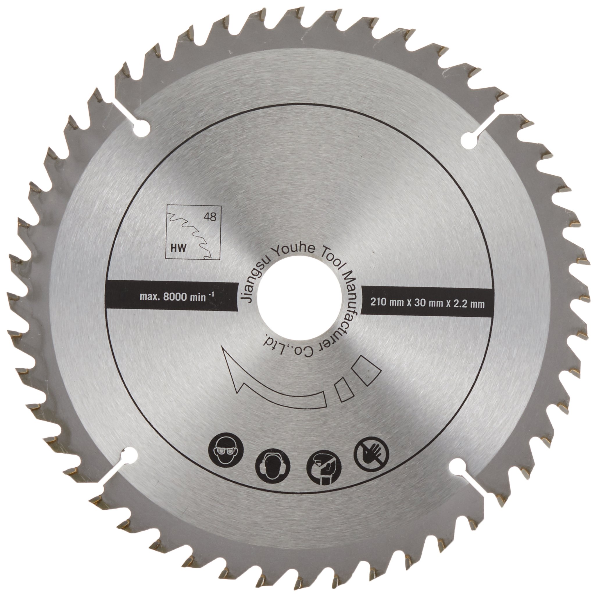 Scheppach HM Series lames de scie circulaire 210 mm, lot de 3, multi-matériaux