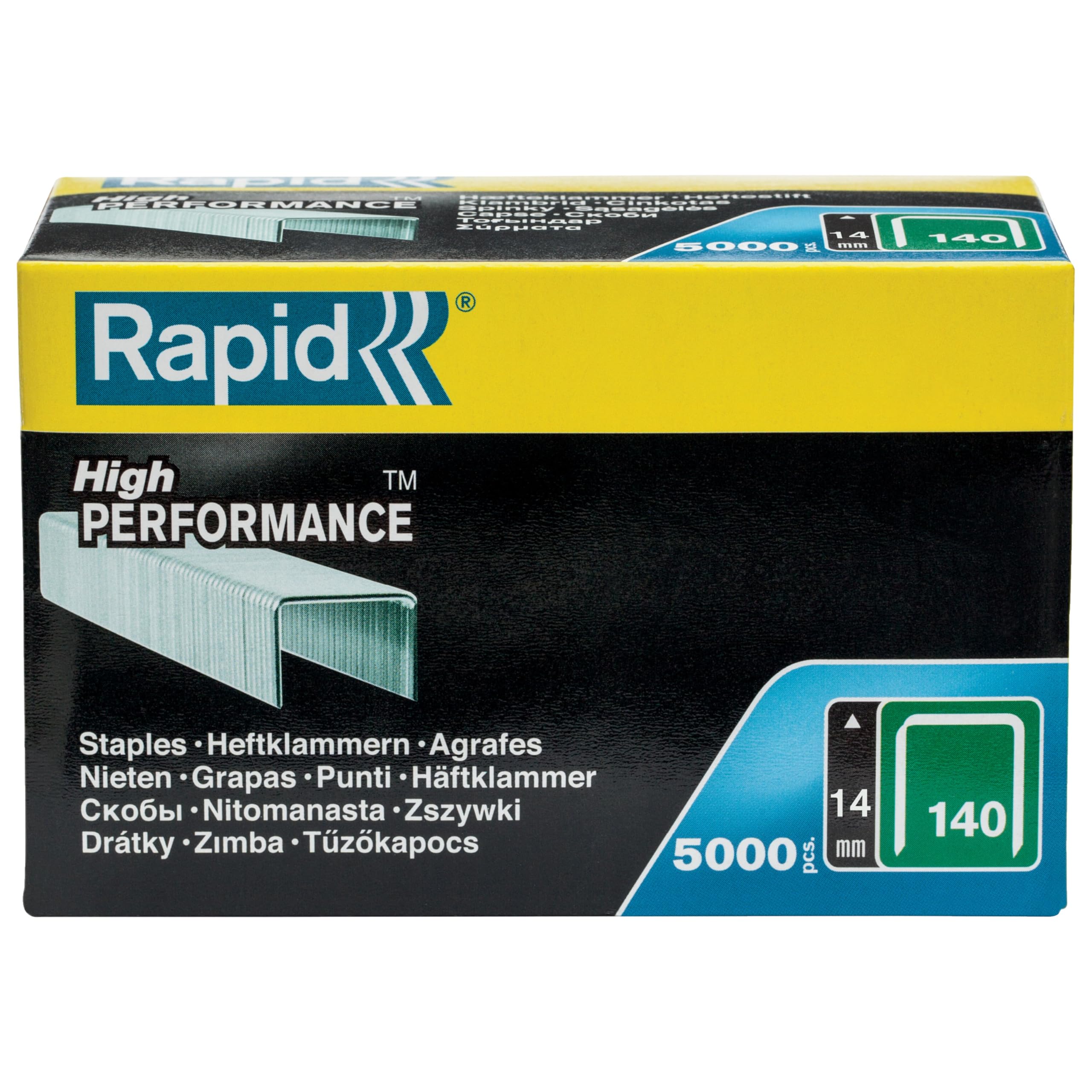 Rapid’os 16 Agrafage 11915611 agrafes n° 140 14 mm 5 000 pièces galvanisées