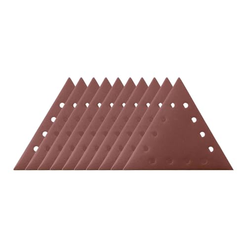 Scheppach BS Series 7903800601 triangles abrasifs DS930, grain 80, lot de 10