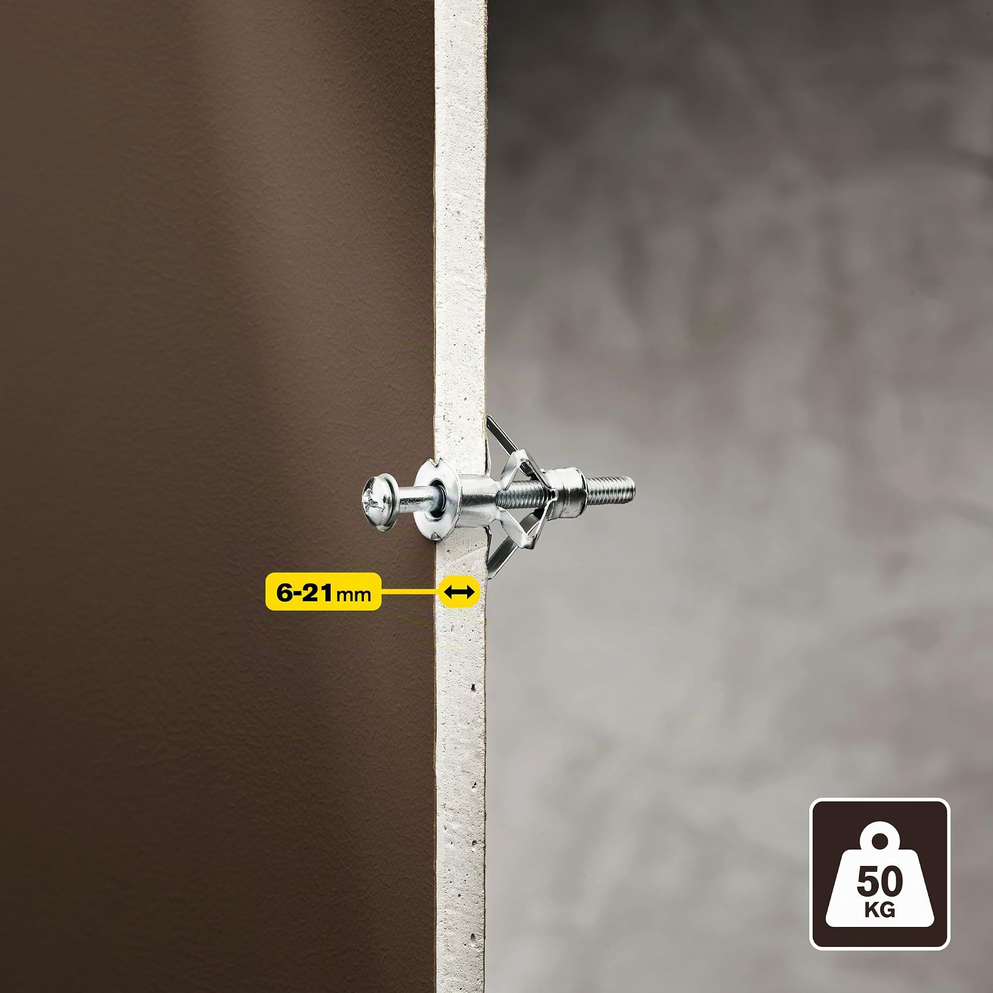 Rapid’os 16 Fixations murs creux chevilles à expansion 50 kg, 10 pièces