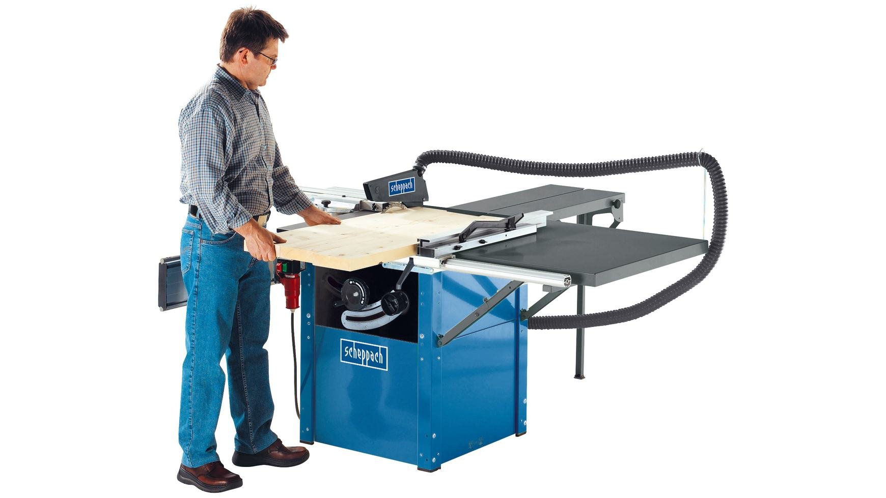 Scheppach TS Series Precisa 4.0 scie circulaire 3,8 kW Ø270 mm triphasée 400 V