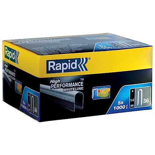 Rapid’os 16 Agrafage Rapid n°36 agrafes câble 14 mm blanches 5000