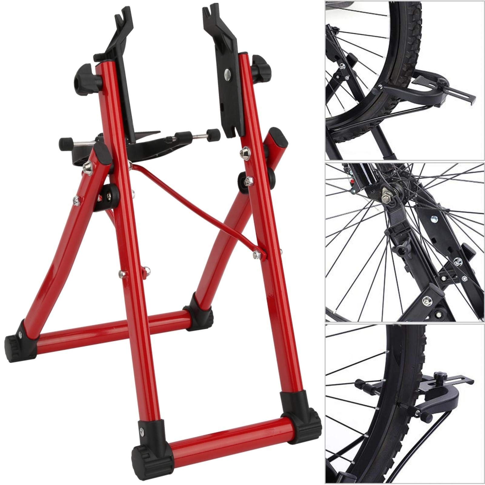 Omabeta Automotive Accessories support de centrage de roue vélo rouge aluminium