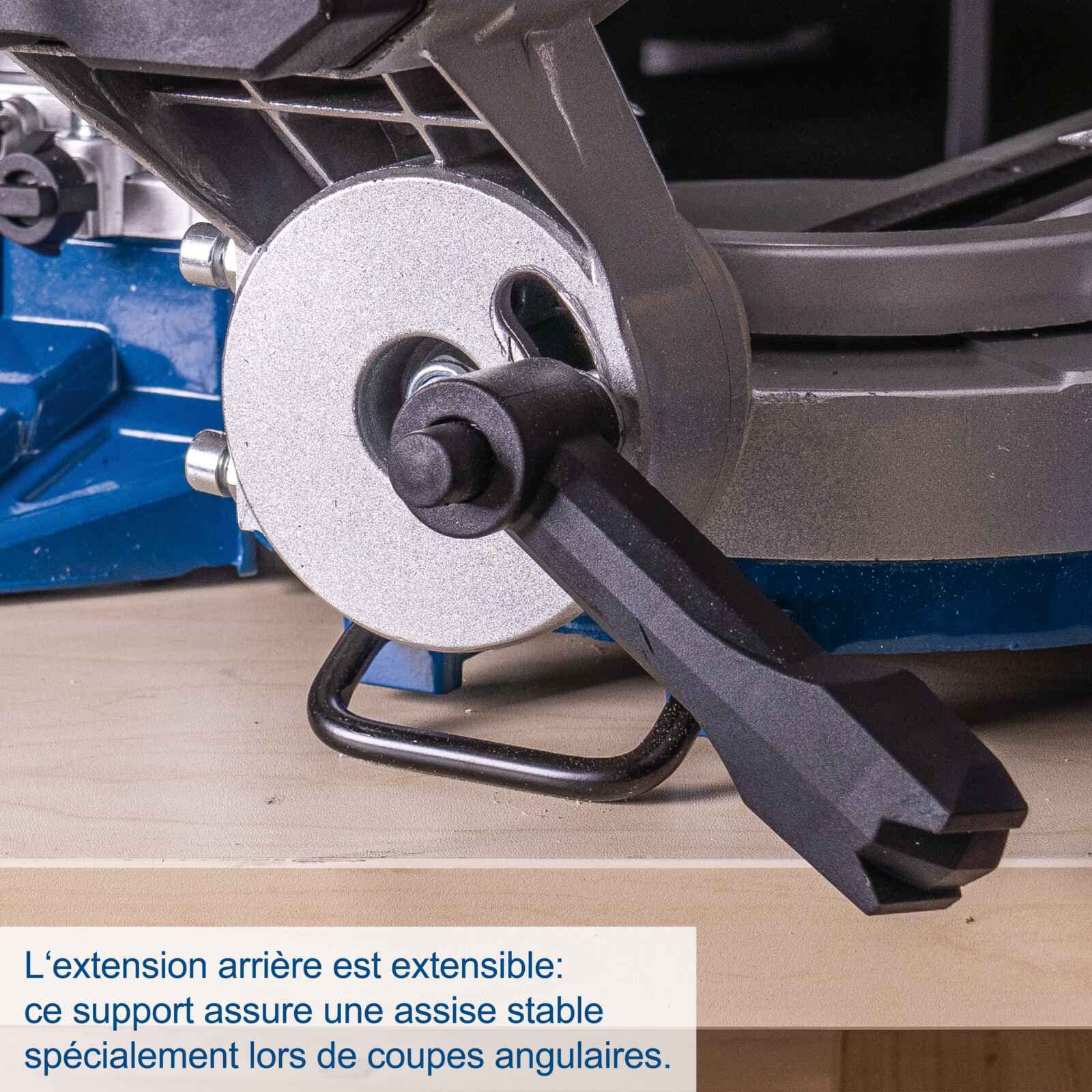Scheppach HM Series HM216SPX scie à onglet radiale 2 lames laser