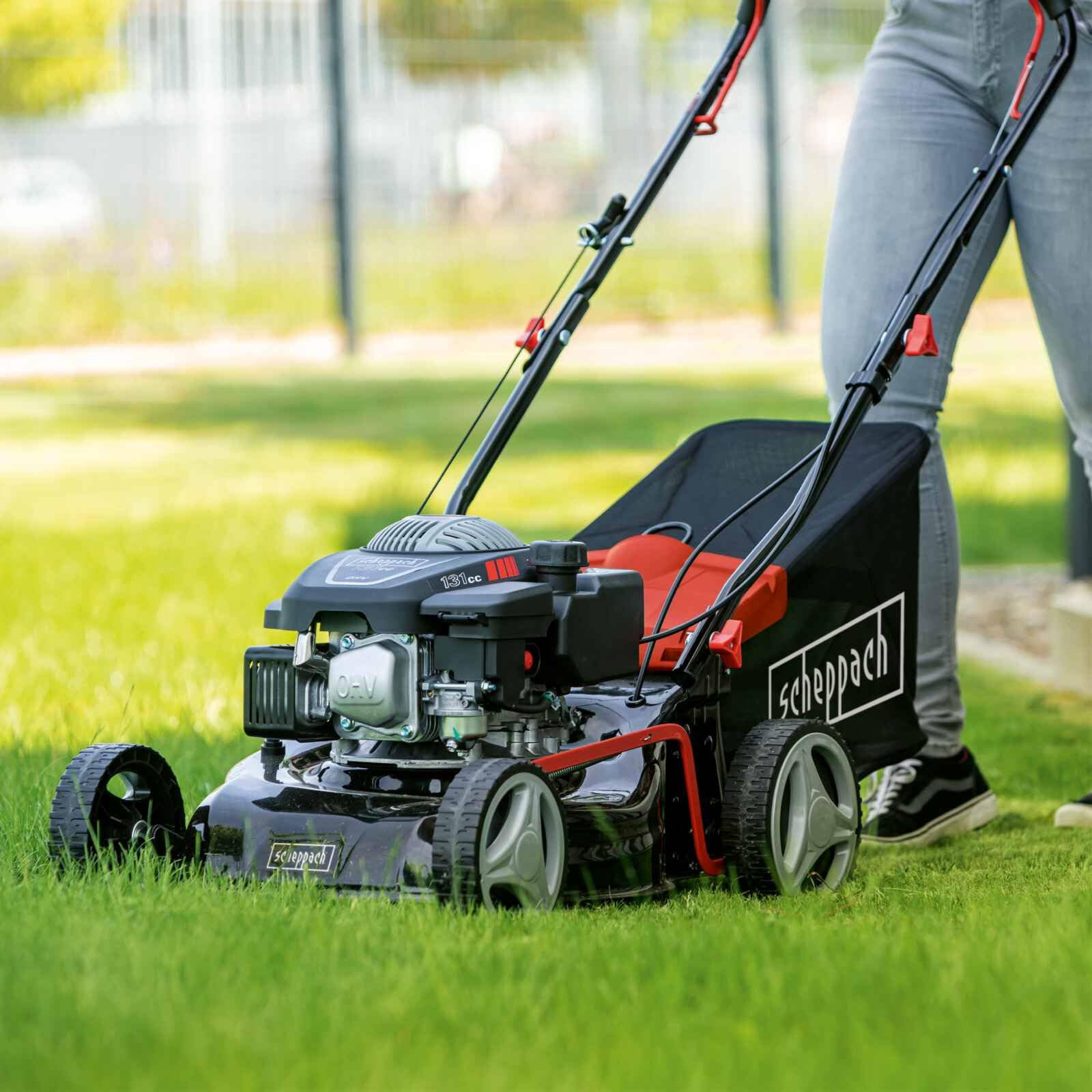 Scheppach KG Series MP132-42 tondeuse thermique 42 cm, bac 45 L