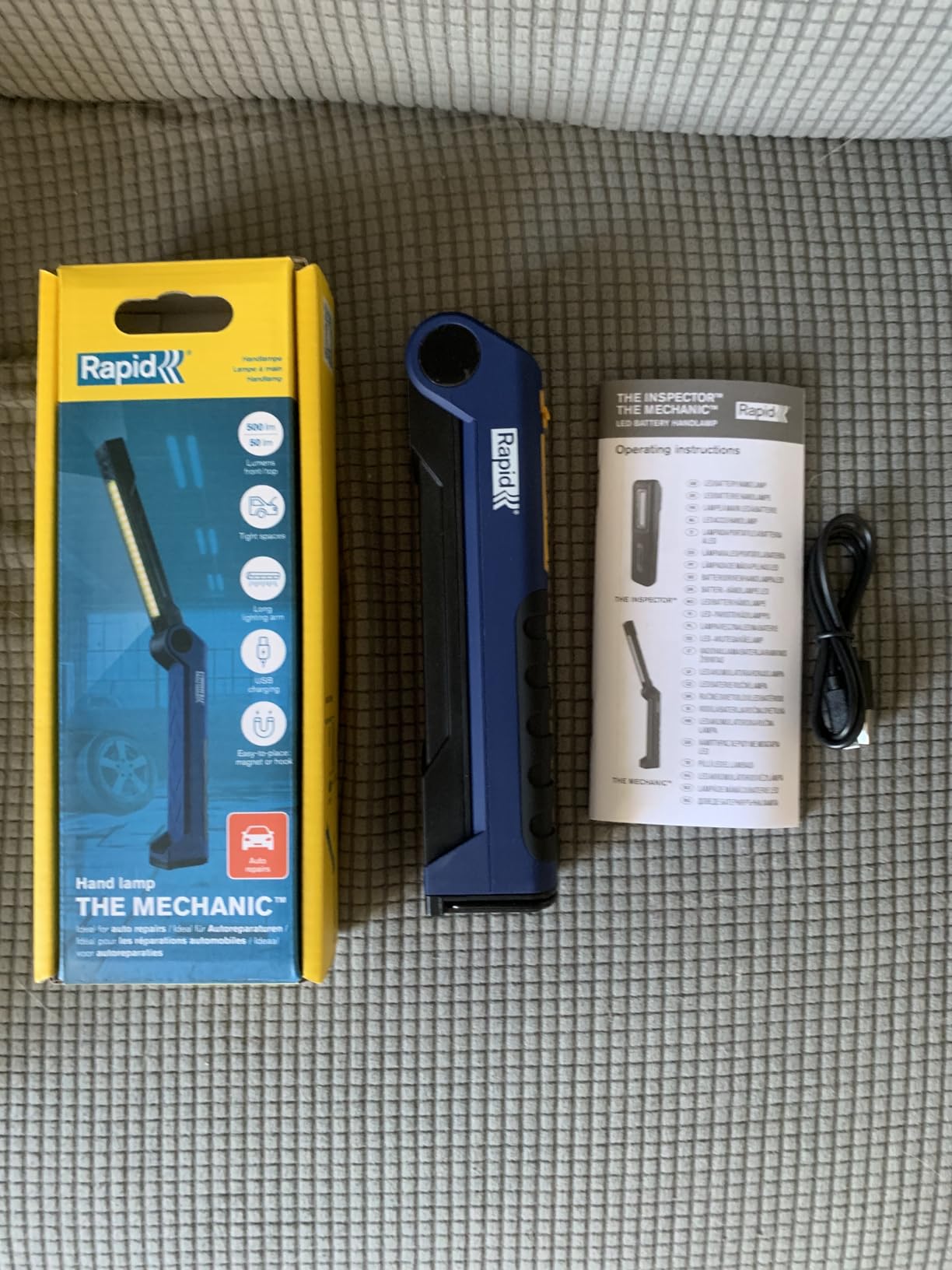Rapid’os 16 Lampes de Chantier The Mechanic baladeuse LED 500 lm
