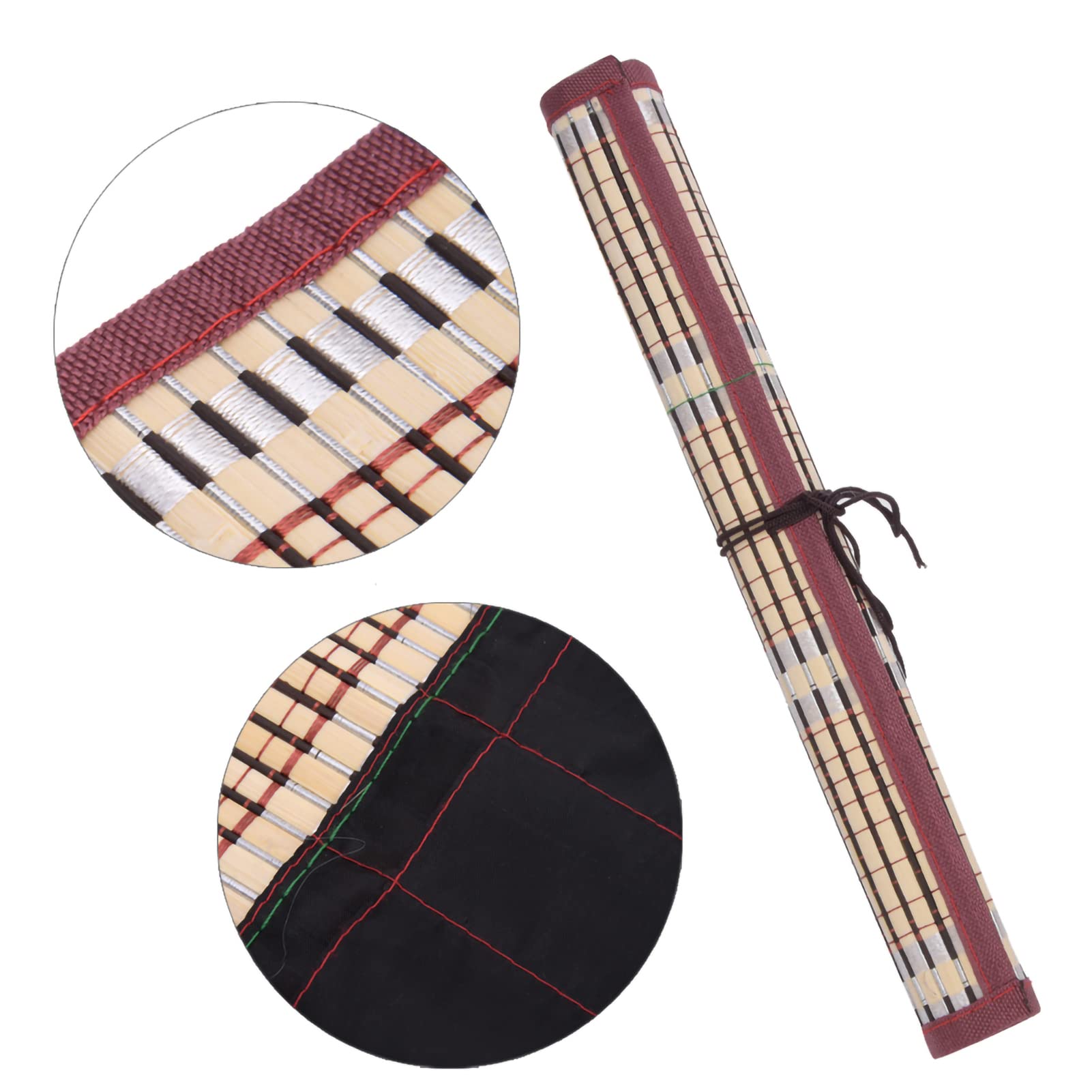 Omabeta Toys & Games rouleau pour pinceaux de calligraphie 9 poches en bambou