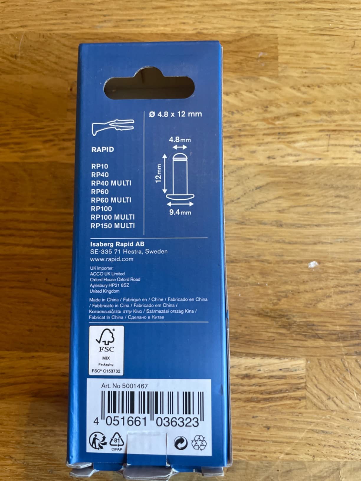 Rapid’os 16 Rivetage rivets cuivrés 4,8 × 12 mm 50 pièces avec foret