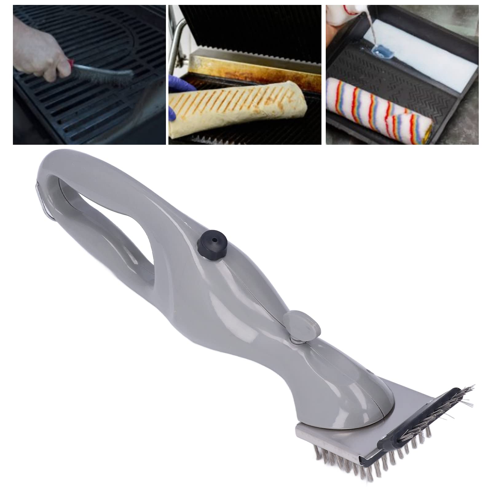 Omabeta Kitchen Appliances brosse barbecue manuelle à vapeur en inox