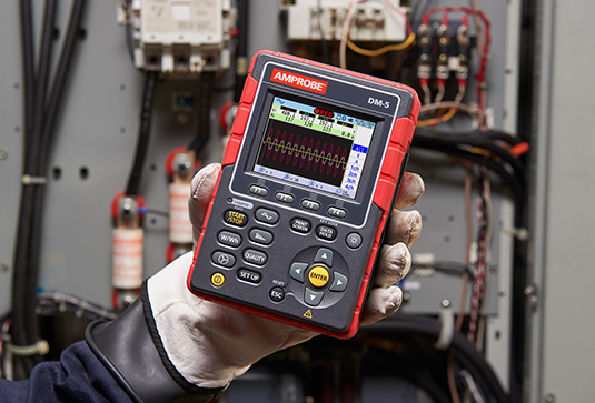 Amprobe Power Quality, Ground Resistance & Insulation Testers DM-5 analyseur de qualité d’énergie