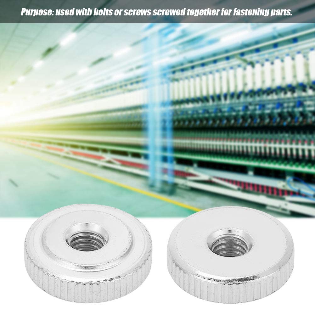 Omabeta Fasteners, Screws & Springs écrou moleté acier carbone M6 10 pièces