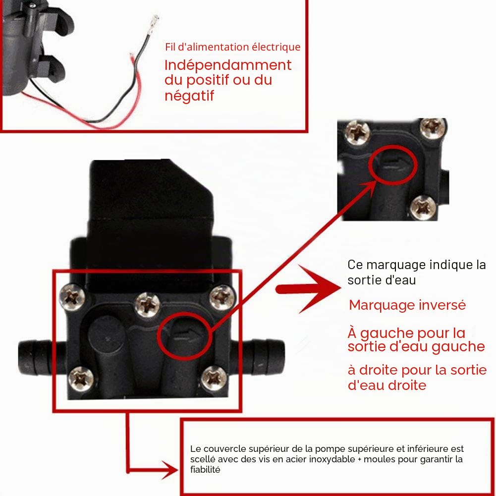 Omabeta Pumps & Irrigation Equipment mini pompe à membrane résistante aux acides