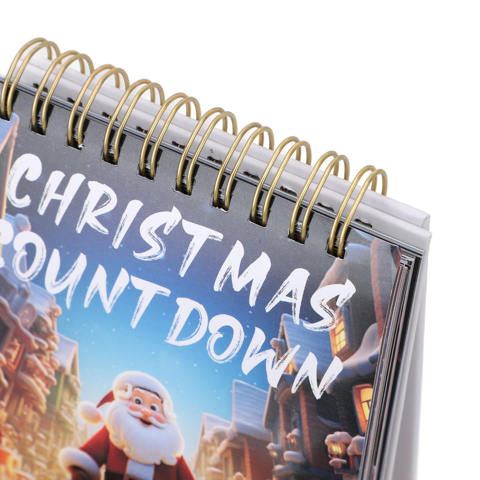 Omabeta Home Décor & Bathroom Décor calendrier de Noël 2024, 100 jours, papier