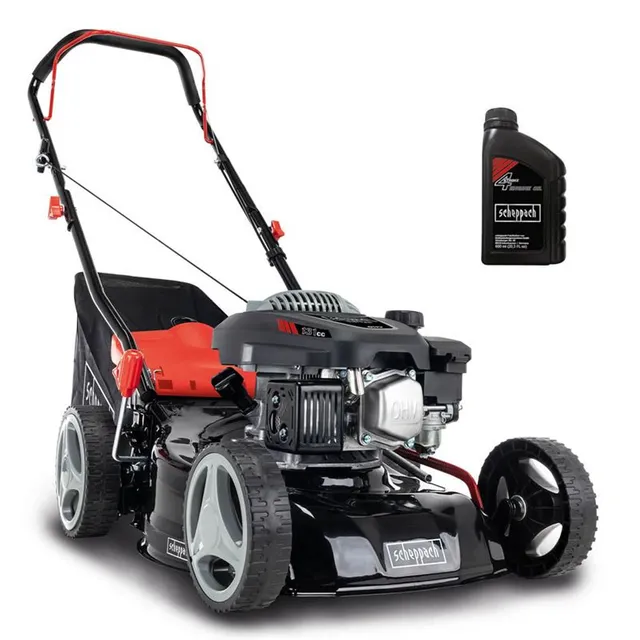 Scheppach KG Series MS132-42 tondeuse thermique 42 cm, bac 45 L, 7 niveaux