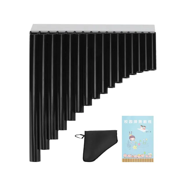 Omabeta Toys & Games Flûte de Pan 16 tuyaux noire en ABS