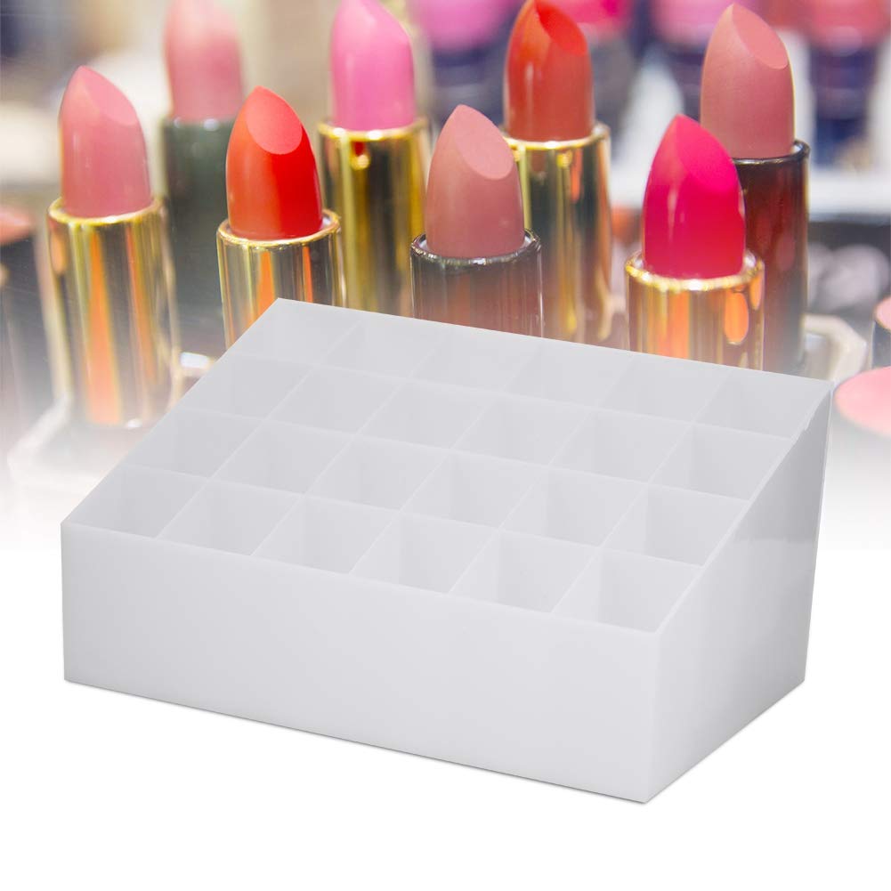 Omabeta Beauty, Hair & Nail Care Organisateur de rouge à lèvres 24 compartiments blanc