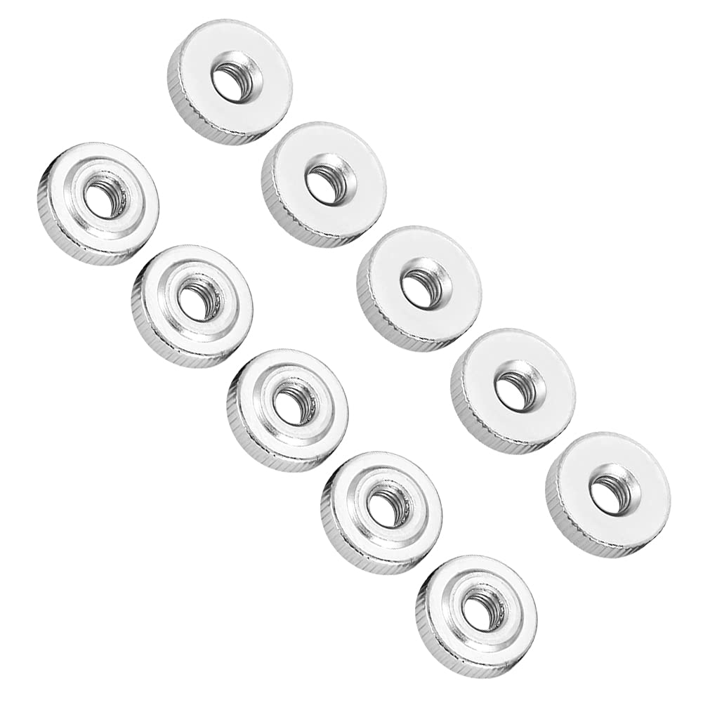 Omabeta Fasteners, Screws & Springs écrous moletés M3 10 pièces acier carbone