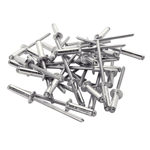 Rapid’os 16 Rivetage rivets standard Ø4 × 12 mm aluminium 100 pièces