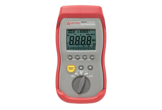 Amprobe Power Quality, Ground Resistance & Insulation Testers AMB-25 testeur d’isolement numérique
