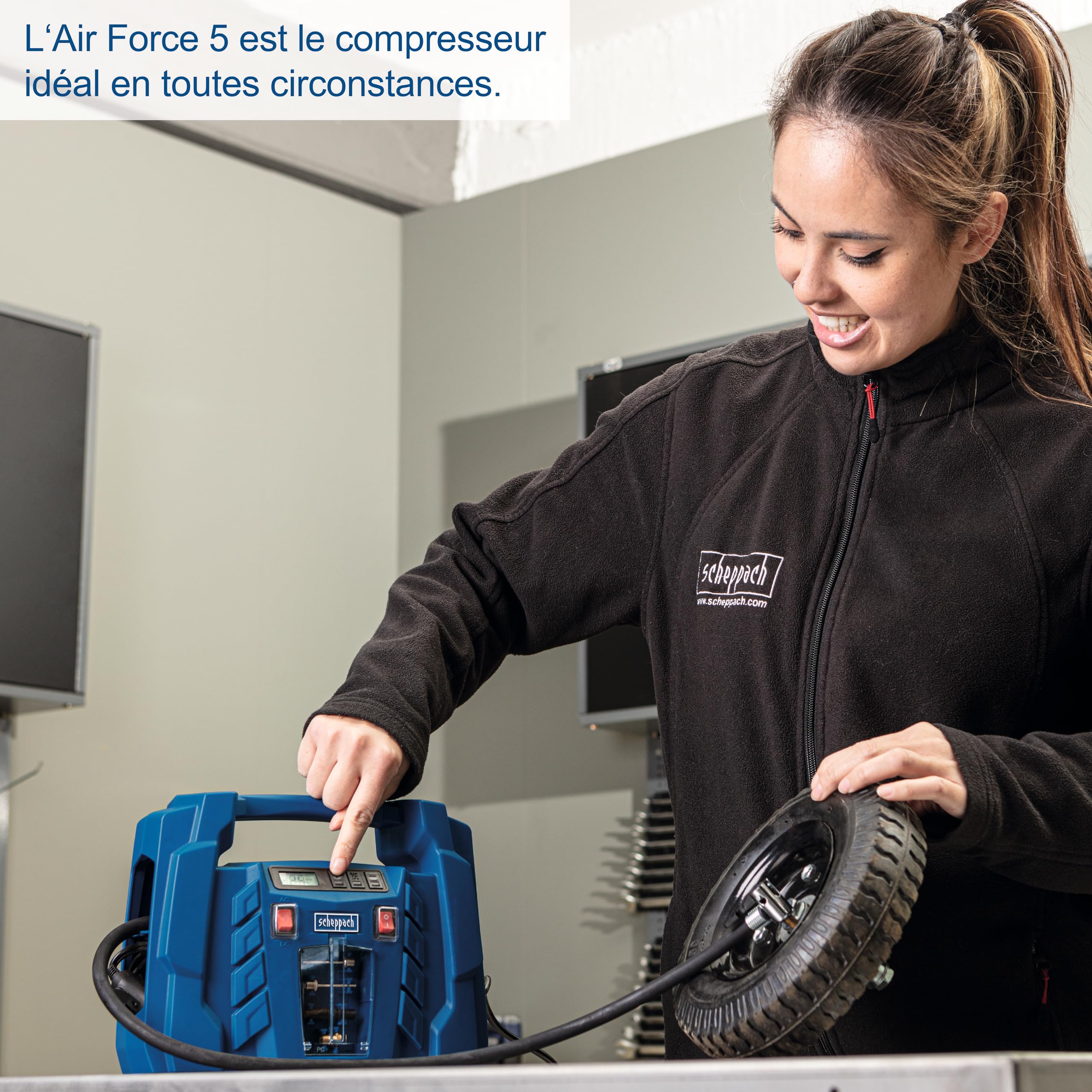 Scheppach HC Series Airforce5-150W compresseur portatif 12 V/230 V