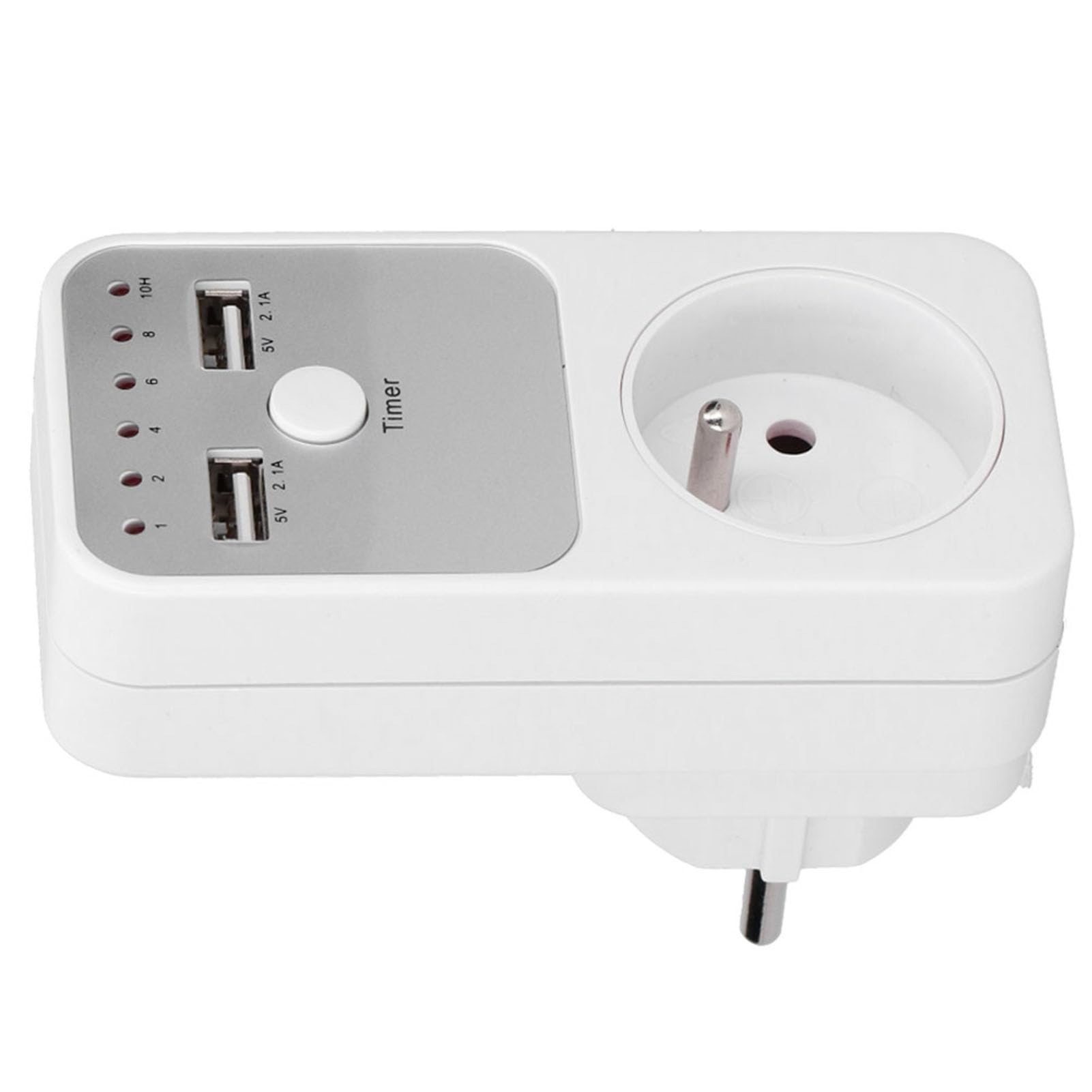 Omabeta Electrical Components & Wiring Prise minuterie USB 13 A, arrêt 1 à 10 h