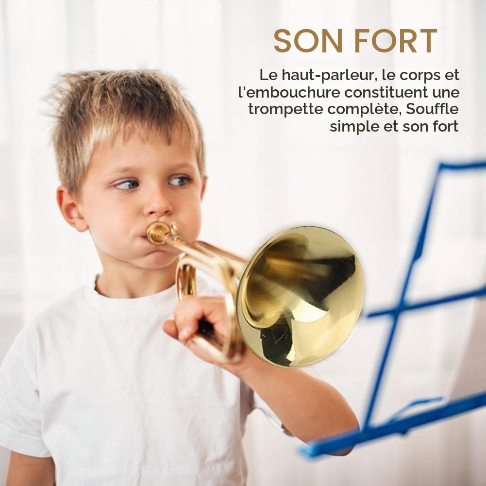 Omabeta Toys & Games trompette de cavalerie dorée