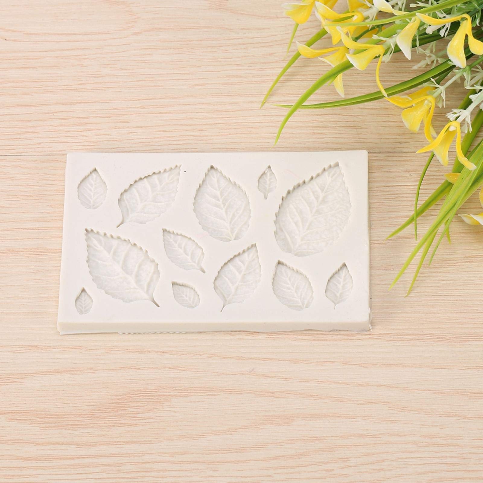Omabeta Kitchen Utensils & Cooking Tools moule silicone feuilles 3D