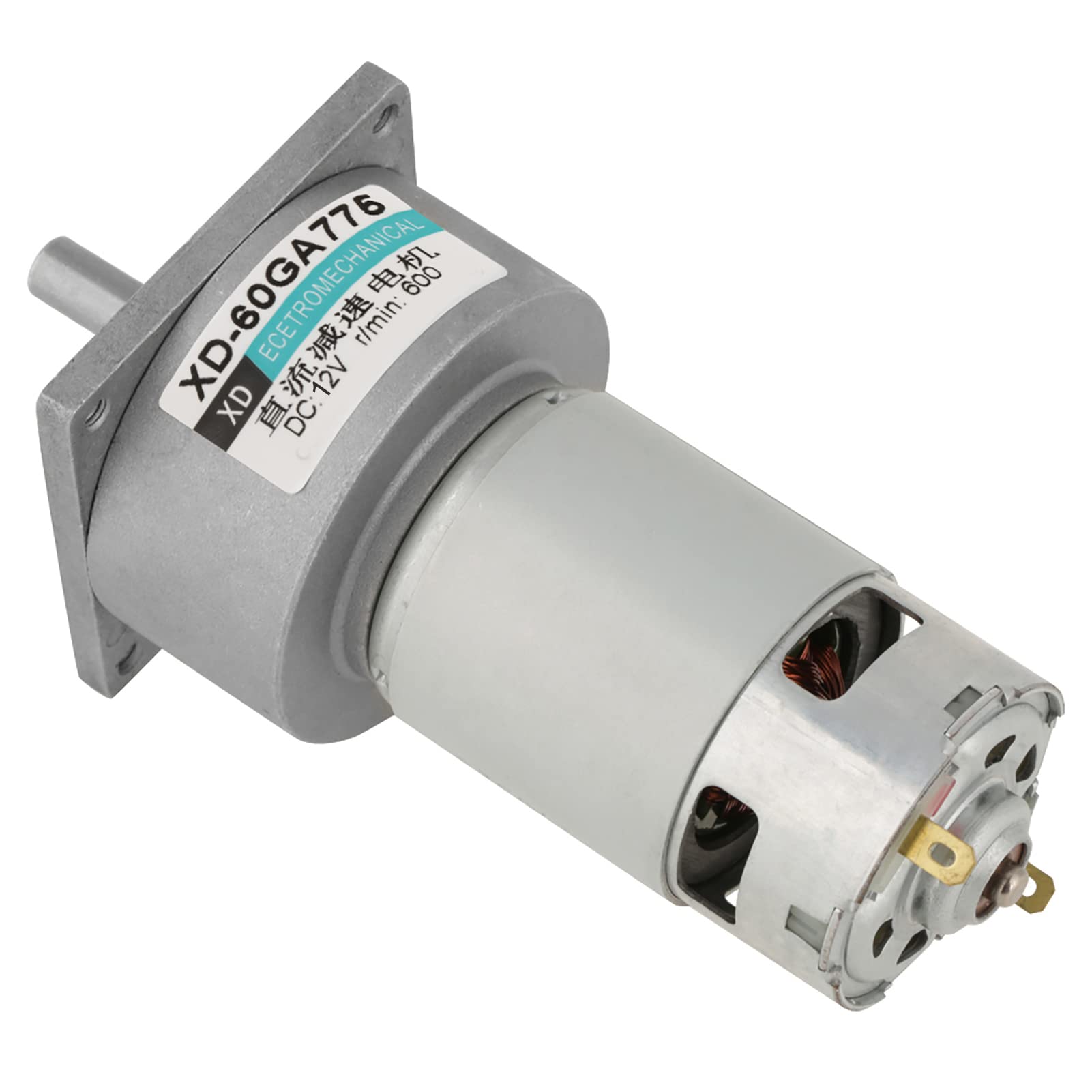 Omabeta Electrical Components & Wiring Micro-moteur à engrenages 12 V 600 tr/min