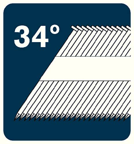 Rapid Clouage 34-D/63 mm clous inclinés 34° annelés 3000 pièces