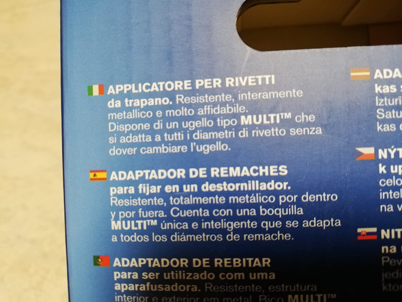 Rapid Rivetage RP150 MULTI adaptateur riveteuse, rivets de 3,2 à 4,8 mm