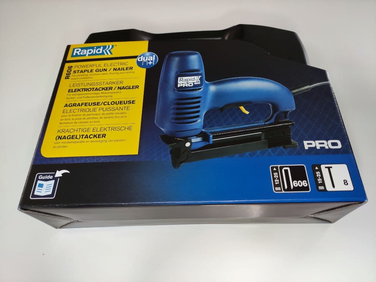 Rapid Agrafage PRO R606 agrafeuse-cloueuse électrique coffret