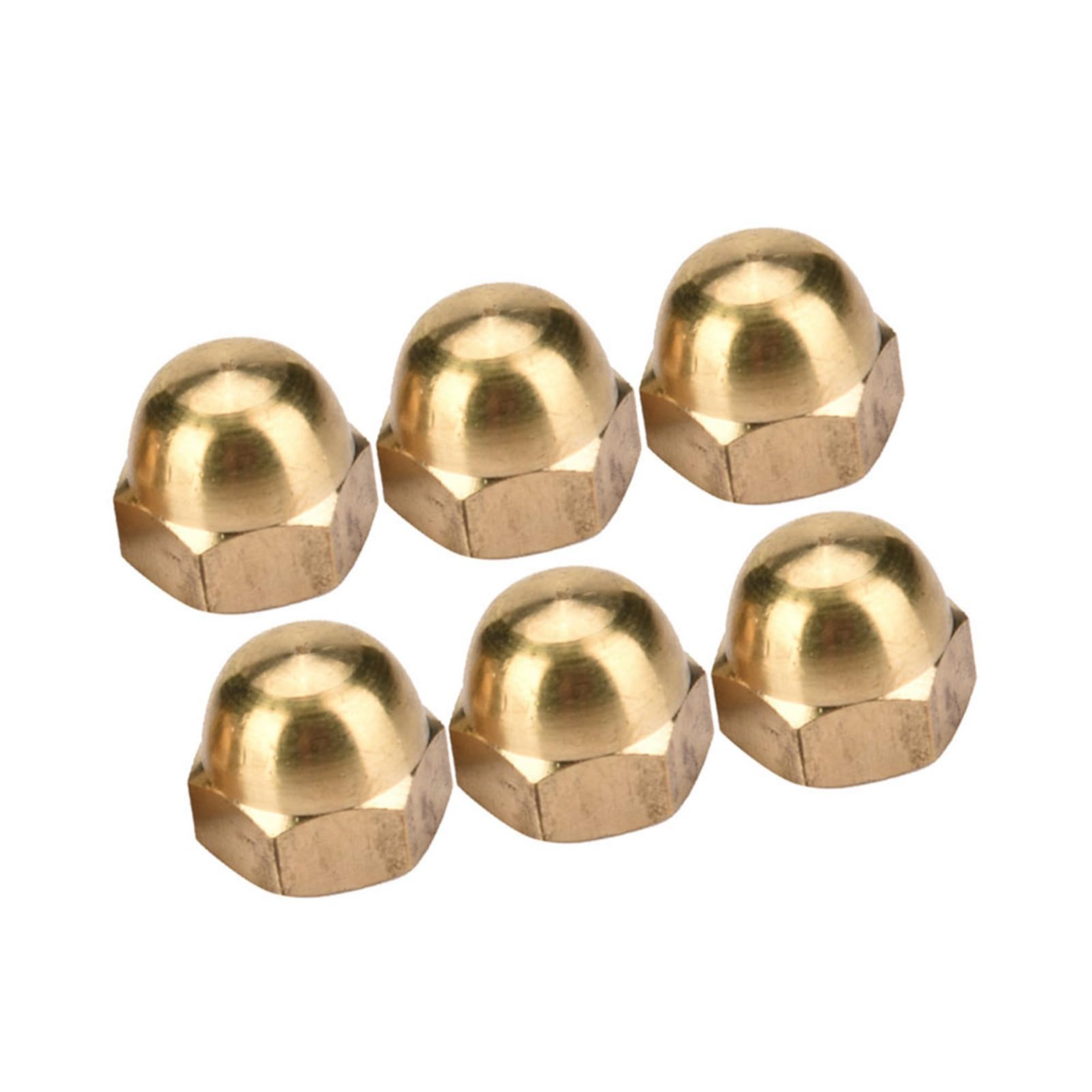 Omabeta Fasteners, Screws & Springs Écrous borgnes M8 10 pièces laiton