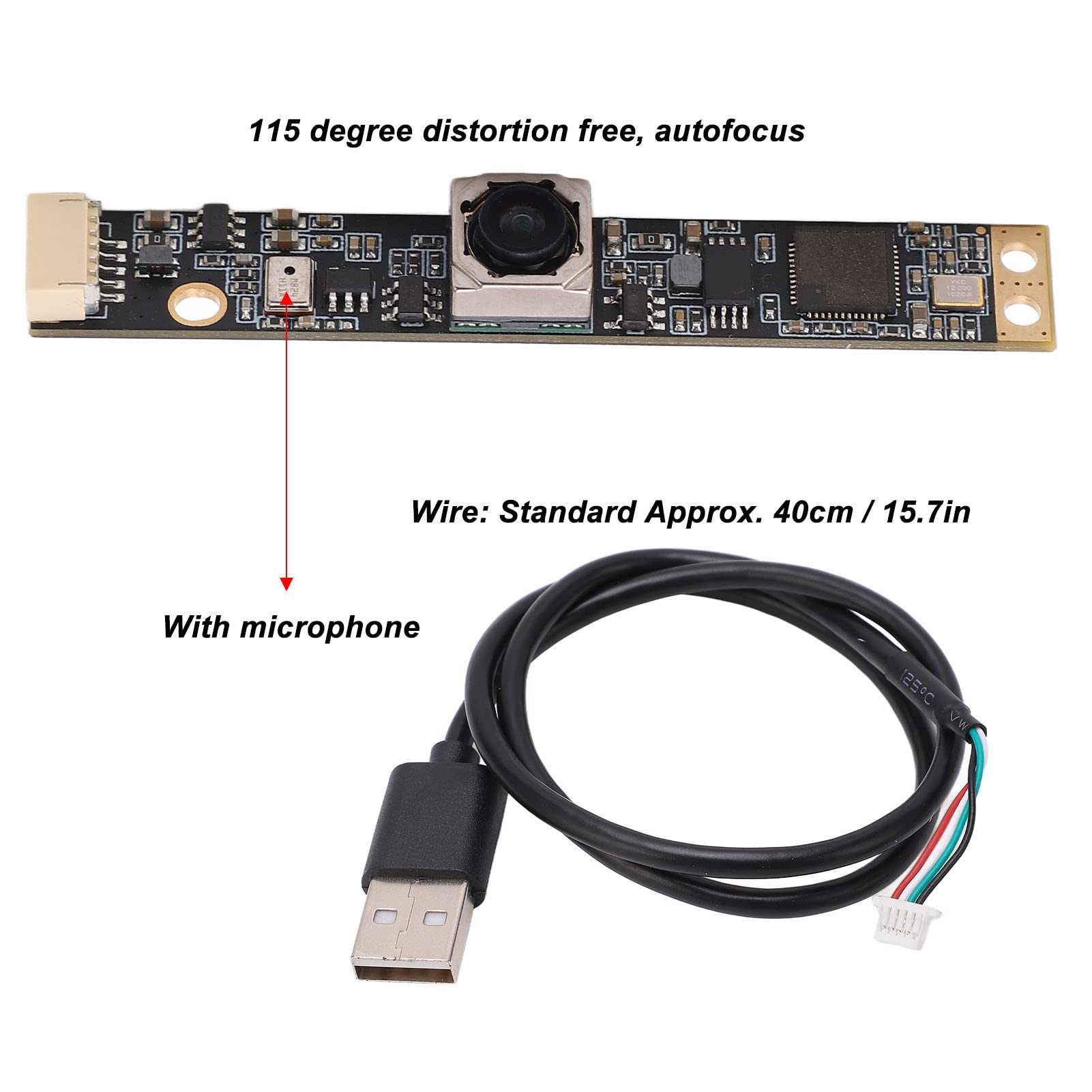 Omabeta Electrical Components & Wiring module caméra USB IMX179 8 MP 115°