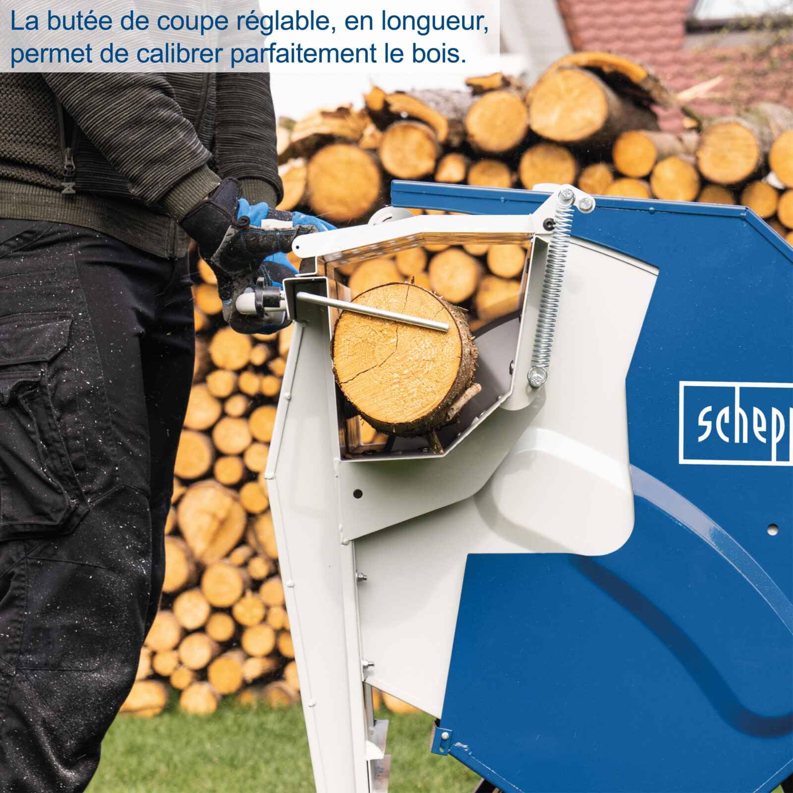 Scheppach HS Series HS510 scie à bûches à bascule 230 V 3 000 W