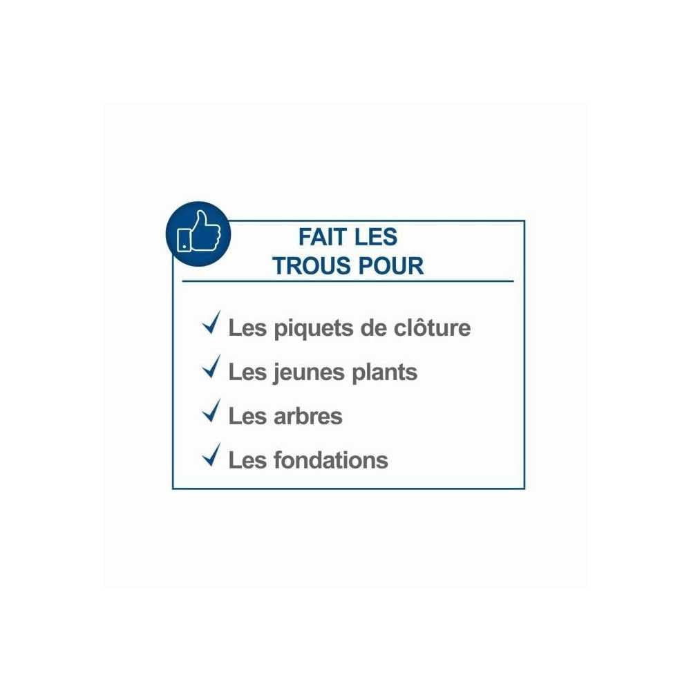 Scheppach TKG Series EB2000 tarière thermique 3 mèches 52 cm³