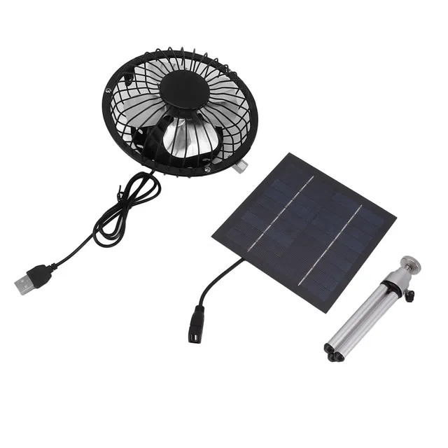Omabeta Kitchen Appliances ventilateur solaire portable 6 pouces 6 W réglable