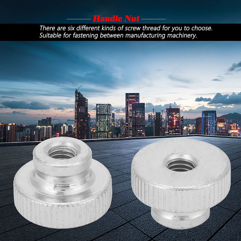 Omabeta Fasteners, Screws & Springs GB806 écrou moleté M6 5 pièces acier