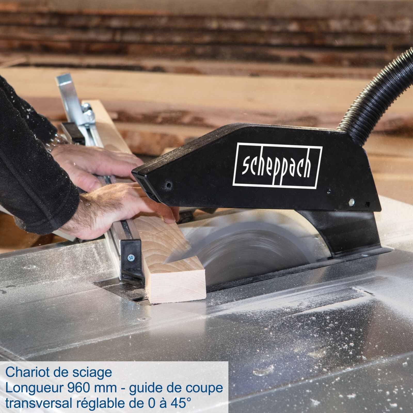 Scheppach TS Series TS310 scie sur table 230 V 2200 W lame 315 mm